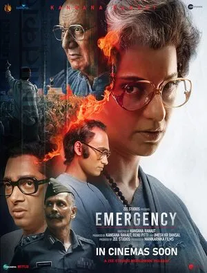 Emergency 2025 Hindi DD5.1 Audio WEB-DL 720p - 480p - 1080p Movie Poster