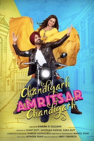 Chandigarh Amritsar Chandigarh (2019) Punjabi Movie 480p HDRip - [300MB] Movie Poster