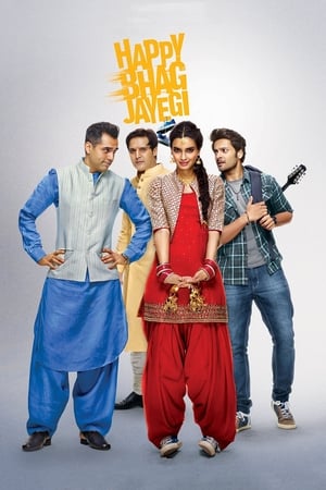 Happy Bhaag Jayegi 2016 HEVC 100mb Hindi MKV Movie Poster