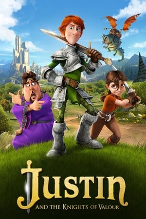 Justin and the Knights of Valour 2013 Hindi Dual Audio 480p BluRay 300MB Movie Poster