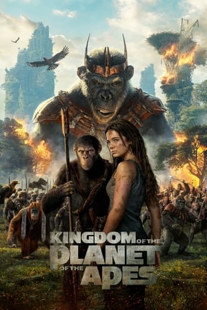 Kingdom of the Planet of the Apes 2024 Hindi CAMRip 1080p Movie Poster