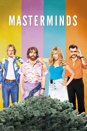 Masterminds (2016) Full Movie 720p BluRay x265 HEVC [600MB] Movie Poster