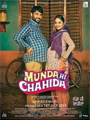 Munda Hi Chahida (2019) Punjabi Movie HDTVRip - [400MB] Movie Poster