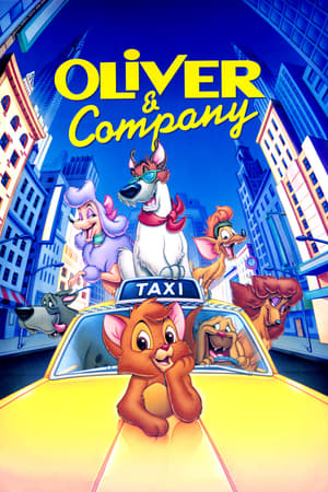 Oliver & Company (1988) Hindi Dual Audio 480p BluRay 280MB Movie Poster