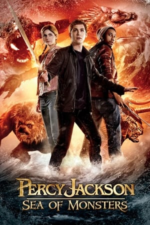 Percy Jackson Sea of Monsters 2013 Hindi Dual Audio 720p BluRay [1.1GB] Movie Poster