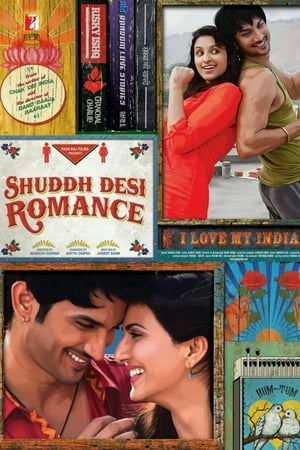 Shuddh Desi Romance 2013 Hindi Movie 480p HDRip - [390MB] Movie Poster