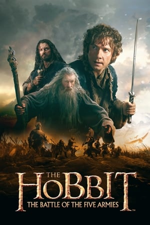 The Hobbit: The Battle of the Five Armies (2014) Hindi Dubbed BluRay 720p [1.1GB] Download Movie Poster