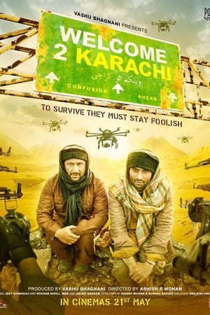 Welcome 2 Karachi 2015 Hindi 480p HDRip x264 [350 MB] Movie Poster