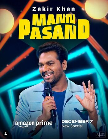 Zakir Khan Mannpasand 2023 Hindi HDRip 720p – 480p Movie Poster